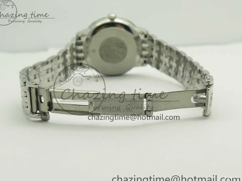 0227 BestValue De Ville Prestige Ladies 32.7mm SS MKF 1:1 Best Edition White Dial SS Markers on SS Bracelet MIYOTA 7971